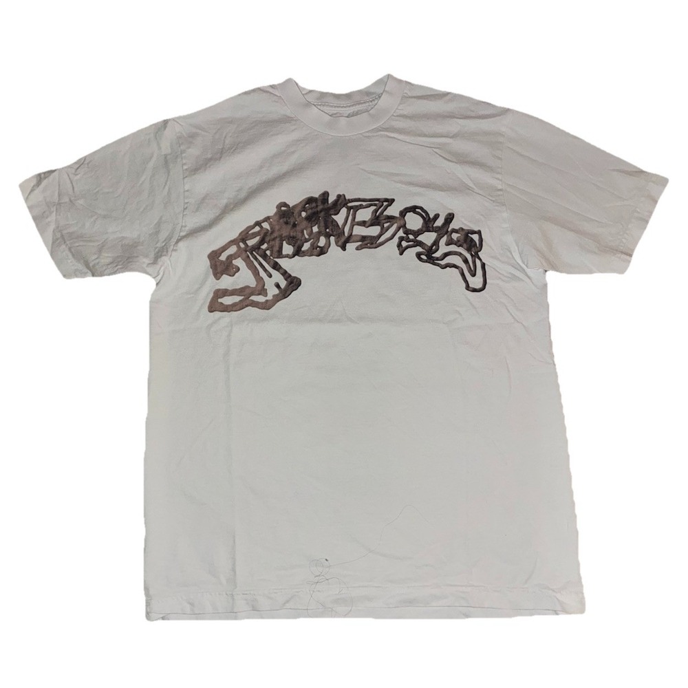Travis Scott JackBoys‎ 2 Tee M White Album Release Merch NEW *spot, pinhole
